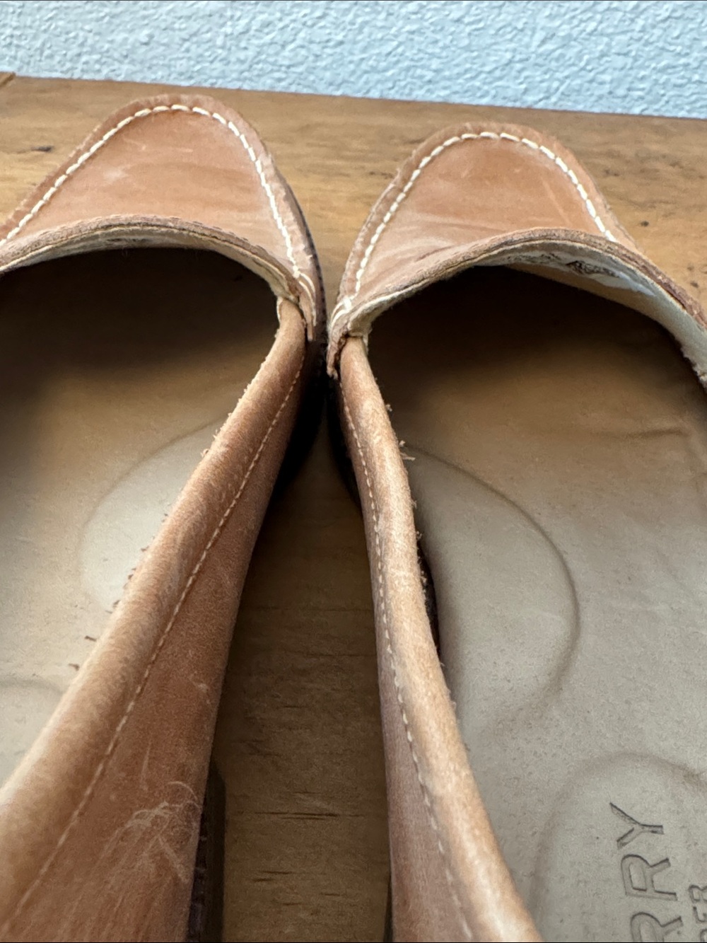 Sperry Chestnut Leather Penny Loafers - Picture 6 of 10